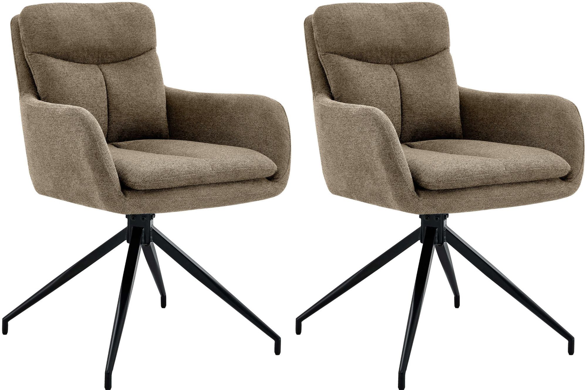 CLP Esszimmerstuhl SOMERS STOFF (2er Set), günstig online kaufen
