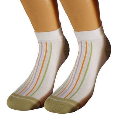 WERI SPEZIALS Strumpfhersteller GmbH Sneakersocken Damen Sneakers Streifen