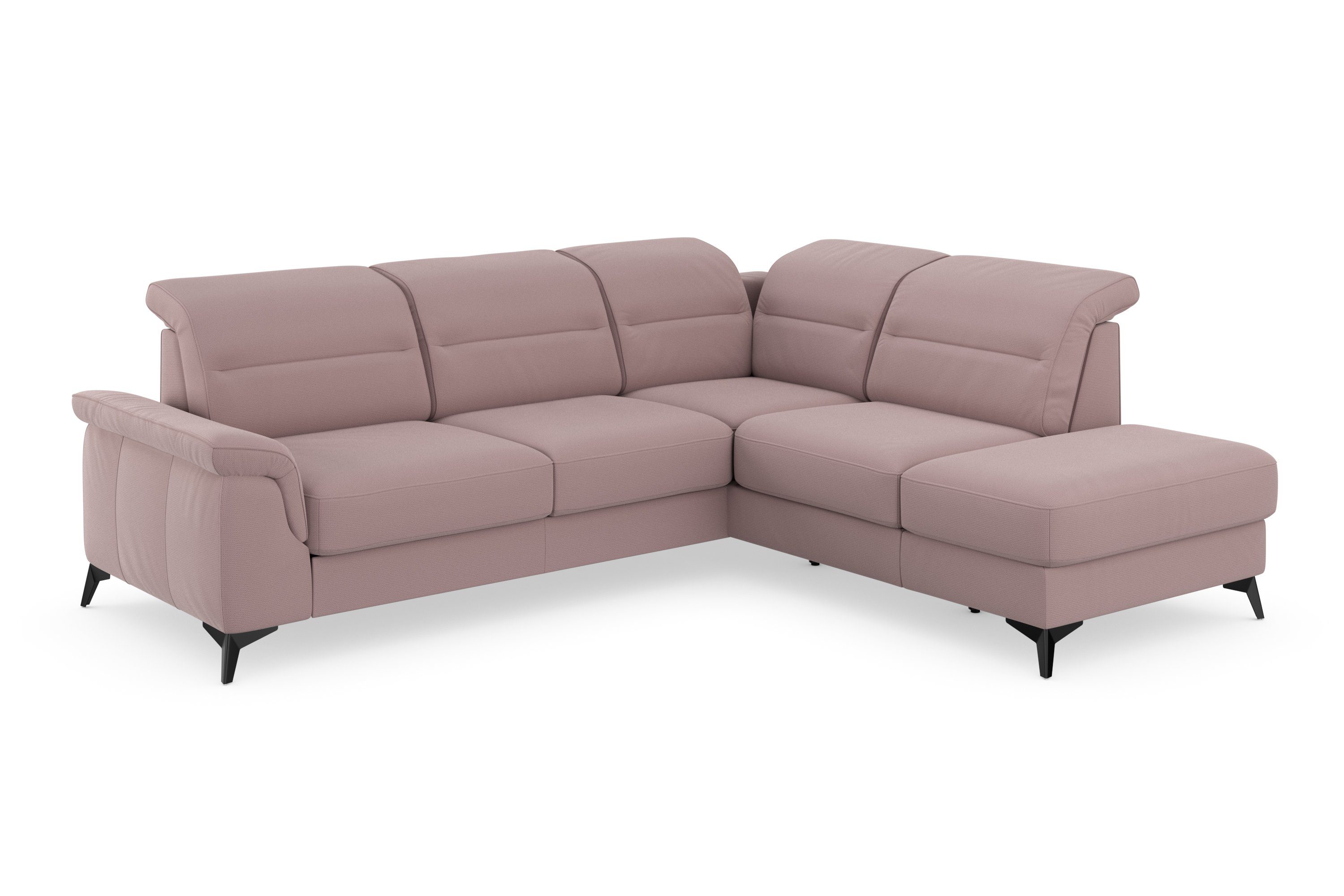 sit&more Ecksofa Sinatra, mit Armteilfunktion Kopfteilverstellung mit und optional mane