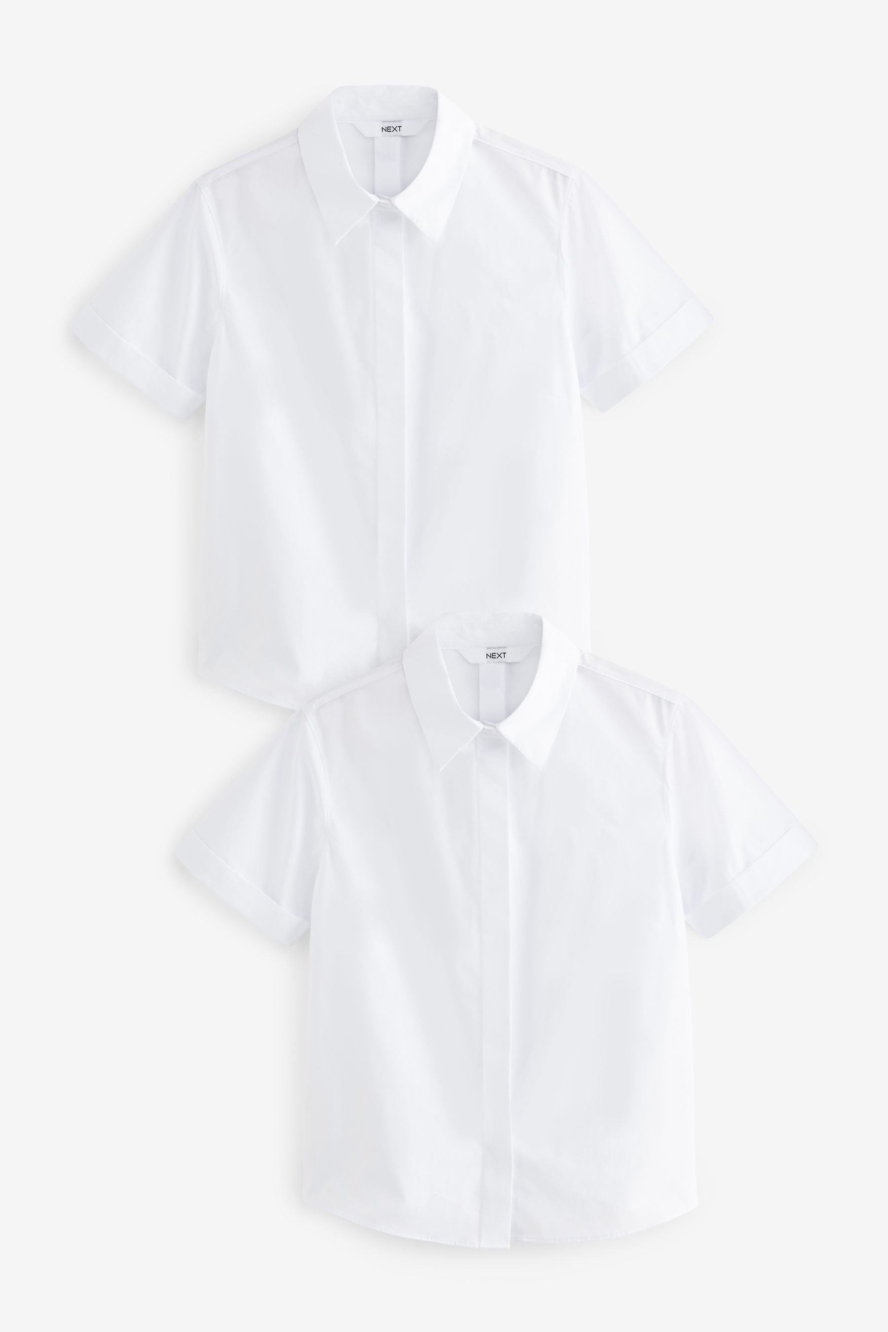 Next Kurzarmhemd Kurzärmelige Hemden, 2er-Pack (1-tlg) günstig online kaufen