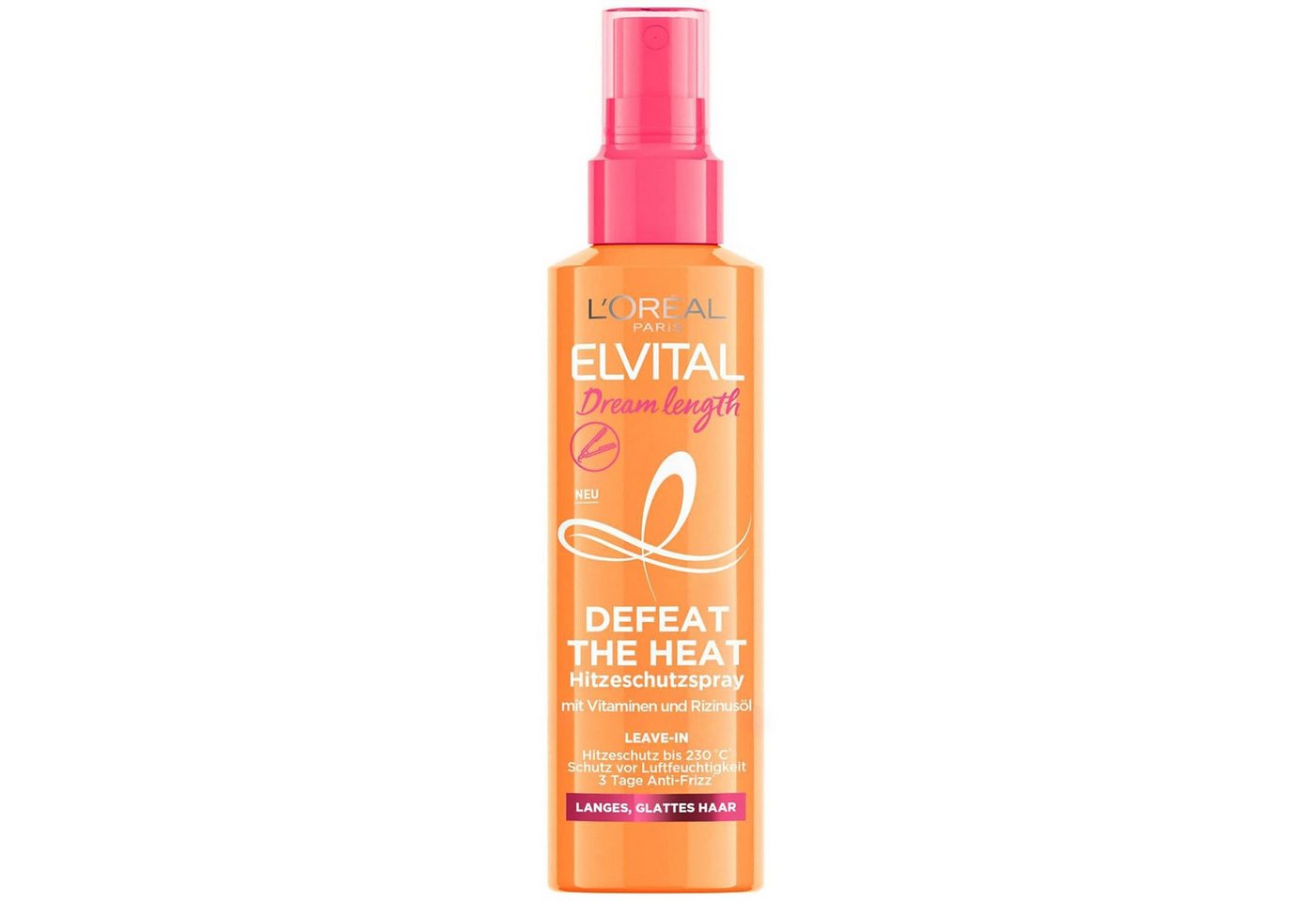 L'ORÉAL PARIS Hitzeschutzspray L'Oréal Paris Elvital Hitzeschutzspray 150 ml, 1-tlg.