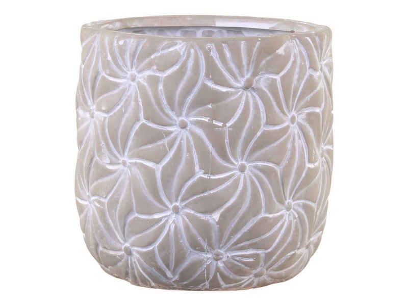 Chic Antique Blumentopf Colmar Blumenmotiv