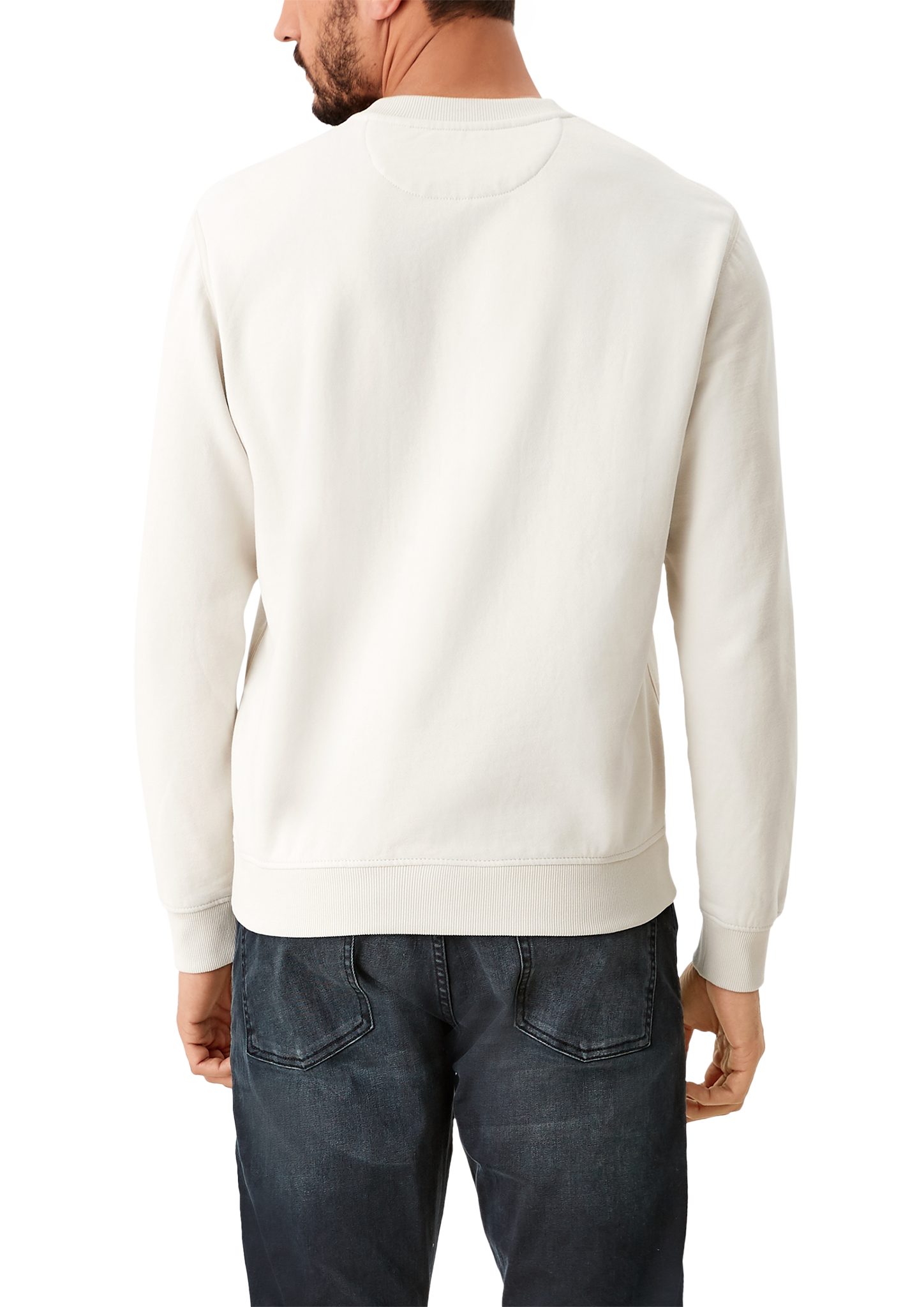 Tape Baumwollsweater s.Oliver Softer Sweatshirt foam