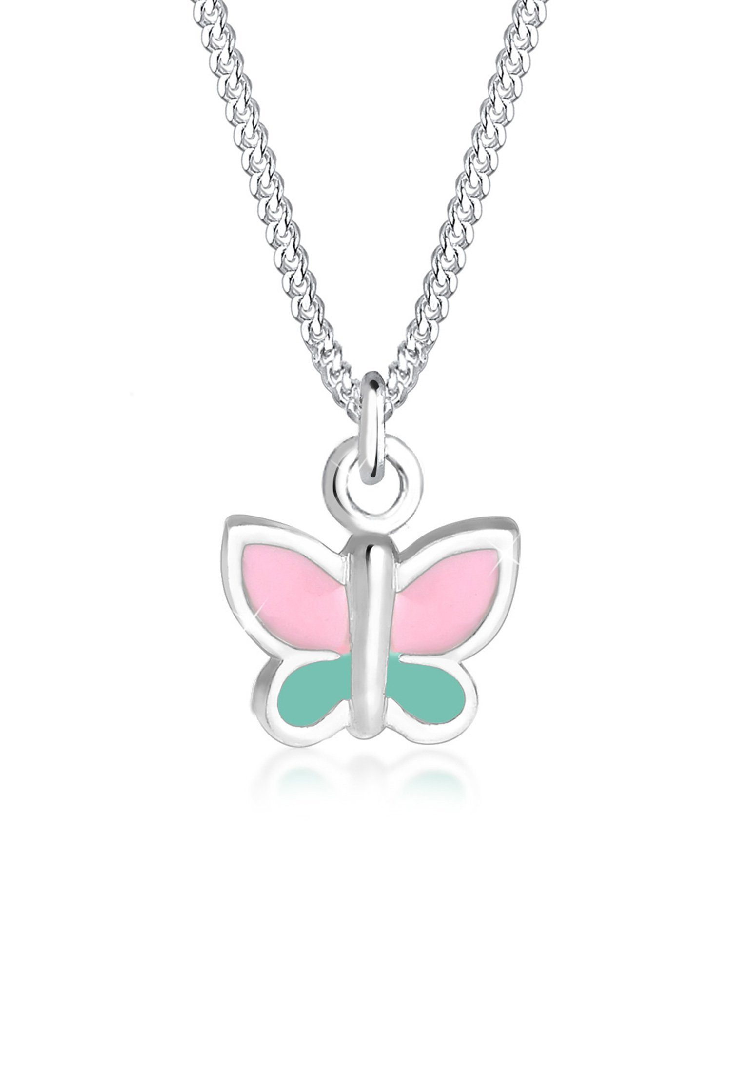 Elli Kette mit Anhänger Kinder Schmetterling 925 Sterling Silber, Schmetterling