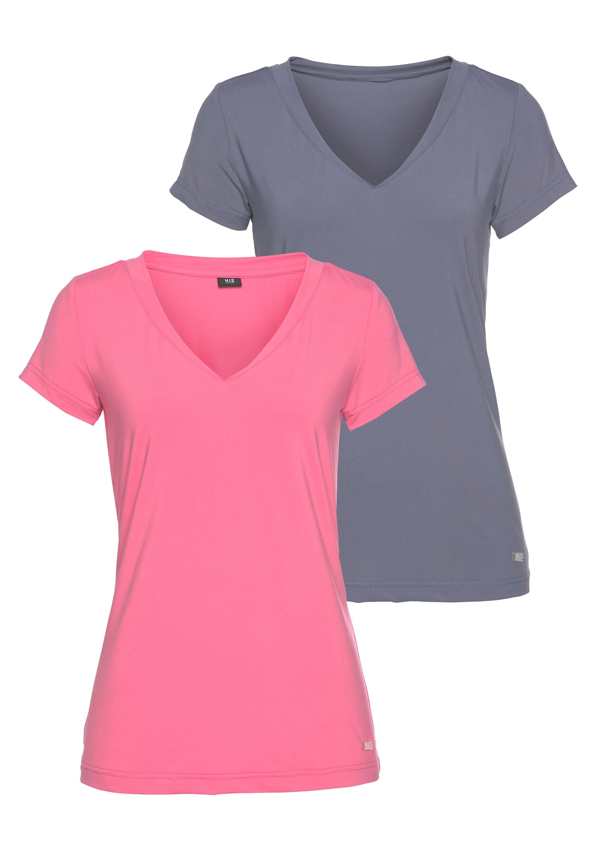 H.I.S Funktionsshirt Activewear (2er-Pack) sportlicher Stil, günstig online kaufen