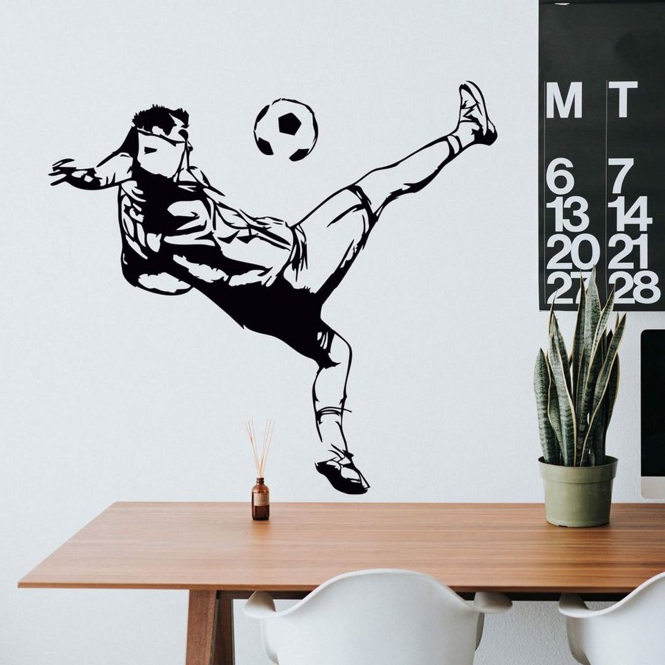 Wall-Art Wandtattoo Fußball Kicker Aufkleber (1 St)