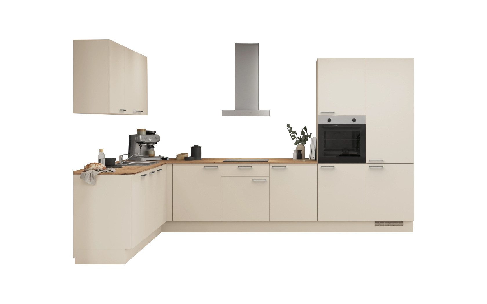 nobilia® Winkelküche Hem, individuell anpassbar, gratis Küchenplanung mit Profis, vormontiert, wahlw. mit E-Geräten, inkl. Lieferung