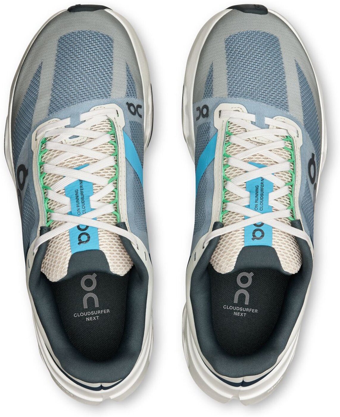 ON RUNNING Cloudsurfer Next NIAGARA / WHITE Laufschuh