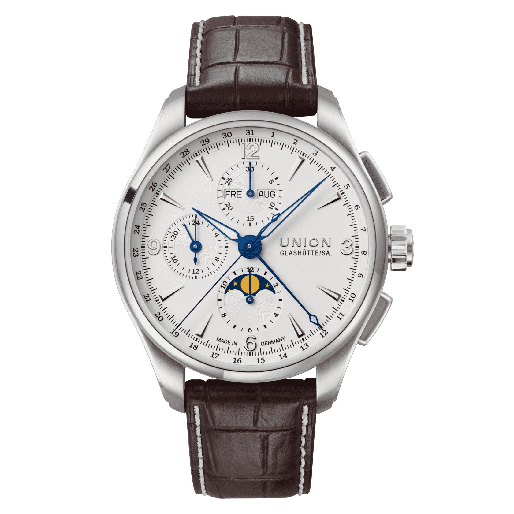 UNION GLASHÜTTE Automatikuhr Belisar Chronograph Mondphase günstig online kaufen