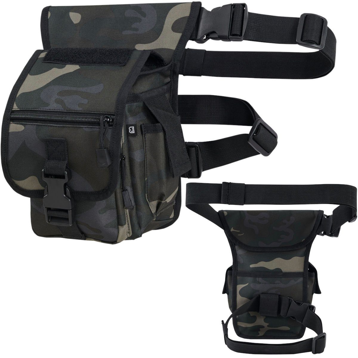 Brandit Darkcamo Umhängetasche Brandit Tasche Seitentasche Molle