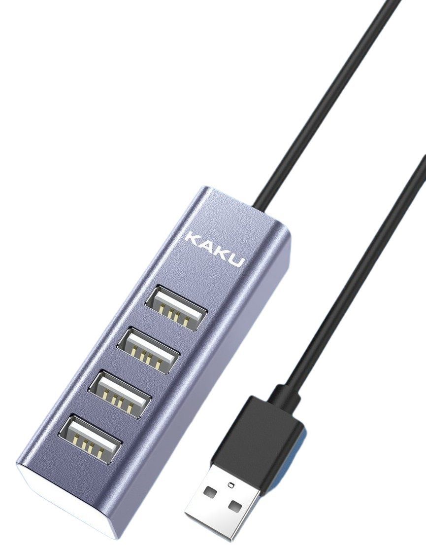 Kaku »Kaku 4x USB 2.0 HUB 4 Fach Verteiler Splitter kompatibel mit Notebook  PC Laptop« HUB online kaufen | OTTO