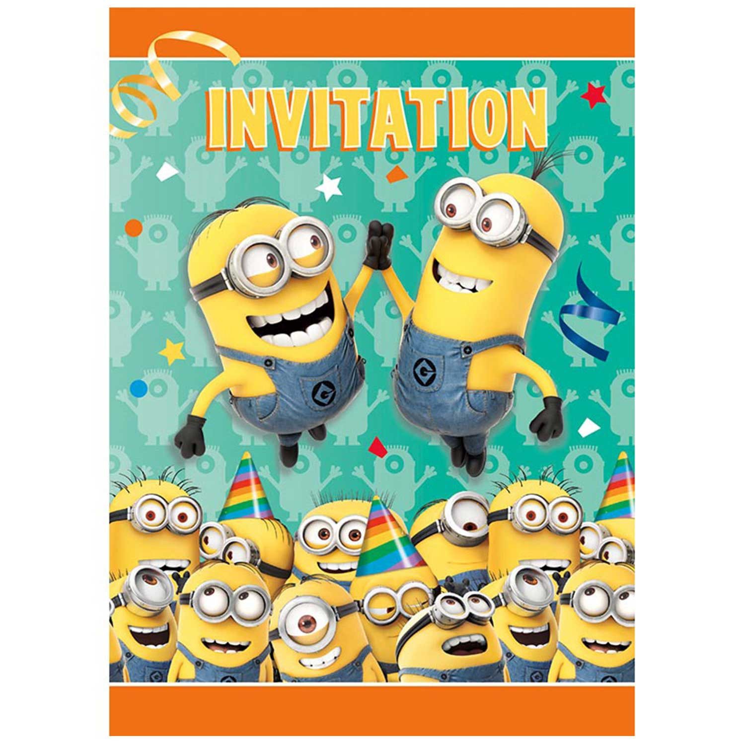 Das Kostümland Kindergeschirr-Set 'Minions' Party Deko Set für Kindergeburtstag – Ti, Papier – Bild 5 von 5