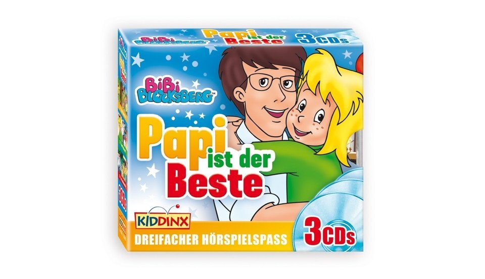 Kiddinx Hörspiel-CD Bibi Blocksberg - Papi ist der Beste, 3 Audio-CD