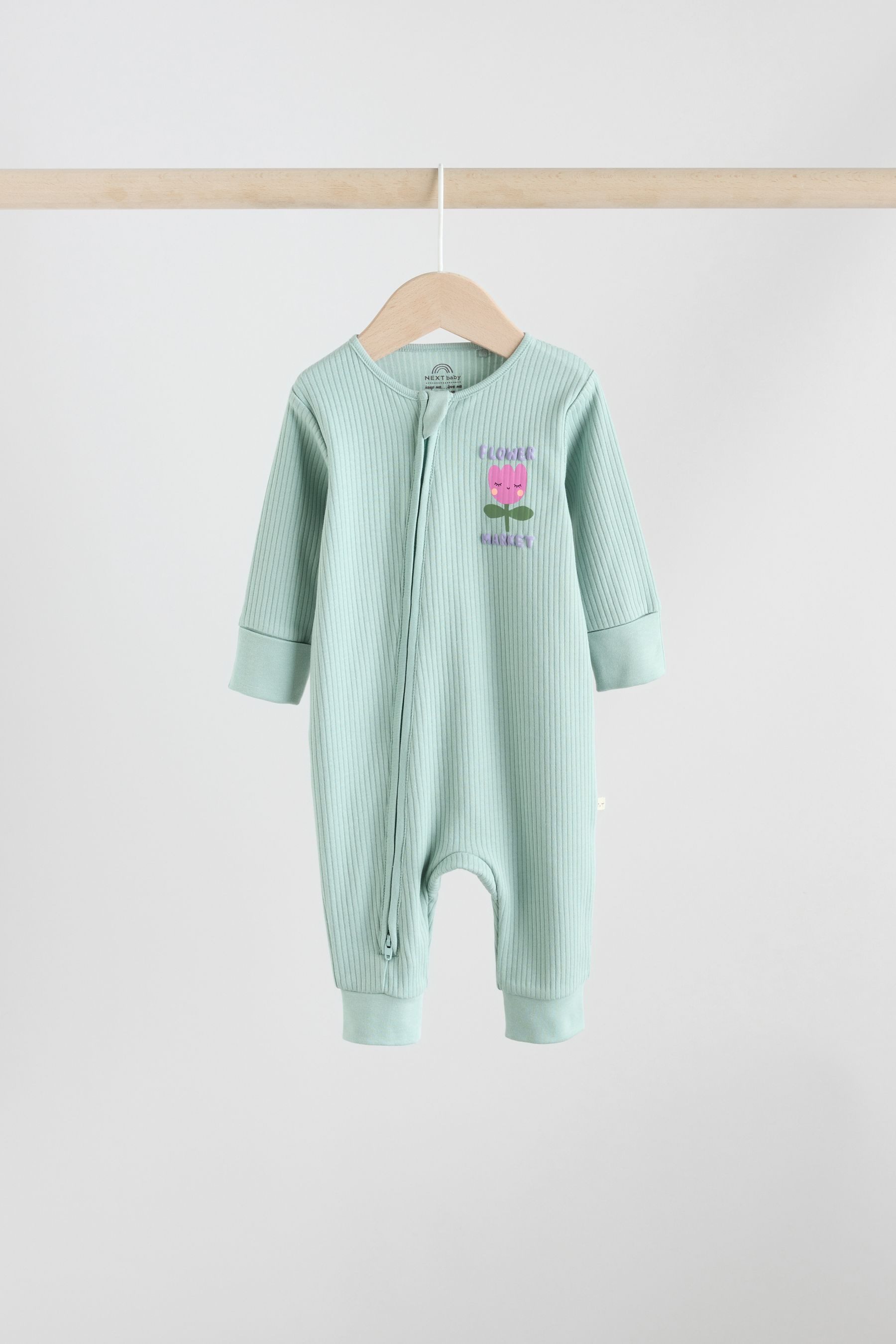 Next Schlafoverall Babyschlafanzüge mit Zweiwege-RV, 3er-Pack (3-tlg)