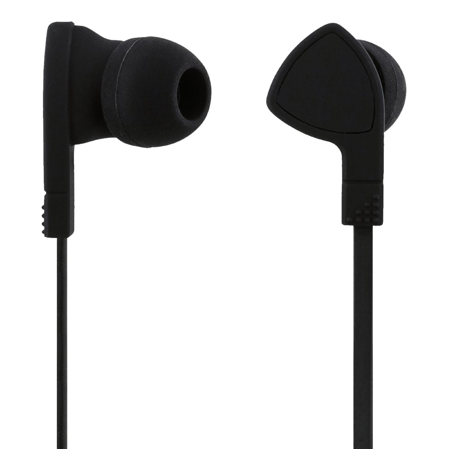 Headset/Kopfhörer Mikrofon, STREETZ Kabel HL-W102 Kopfhörer (integriertes 3.5mm 5 Silikonohrstöpsel In-Ear inkl. Herstellergarantie) 1.2m Jahre