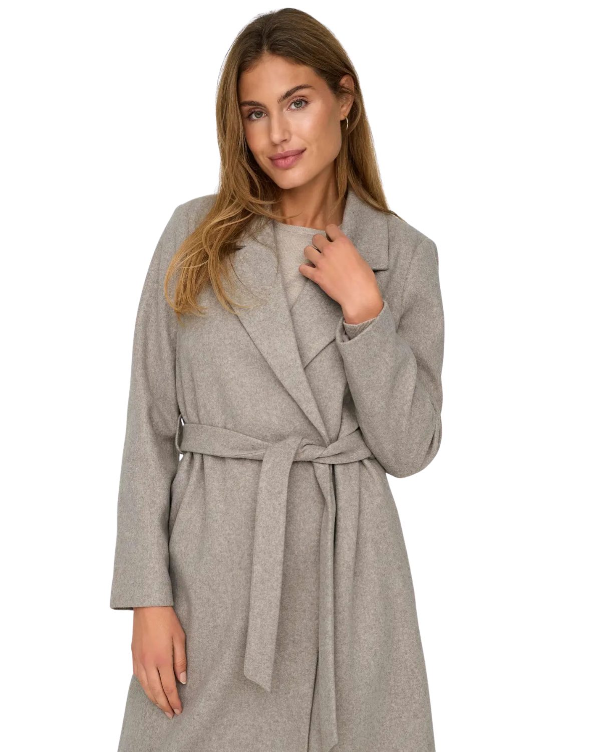 ONLY Wintermantel Eleganter Wickelmantel mit Reverskragen günstig online kaufen