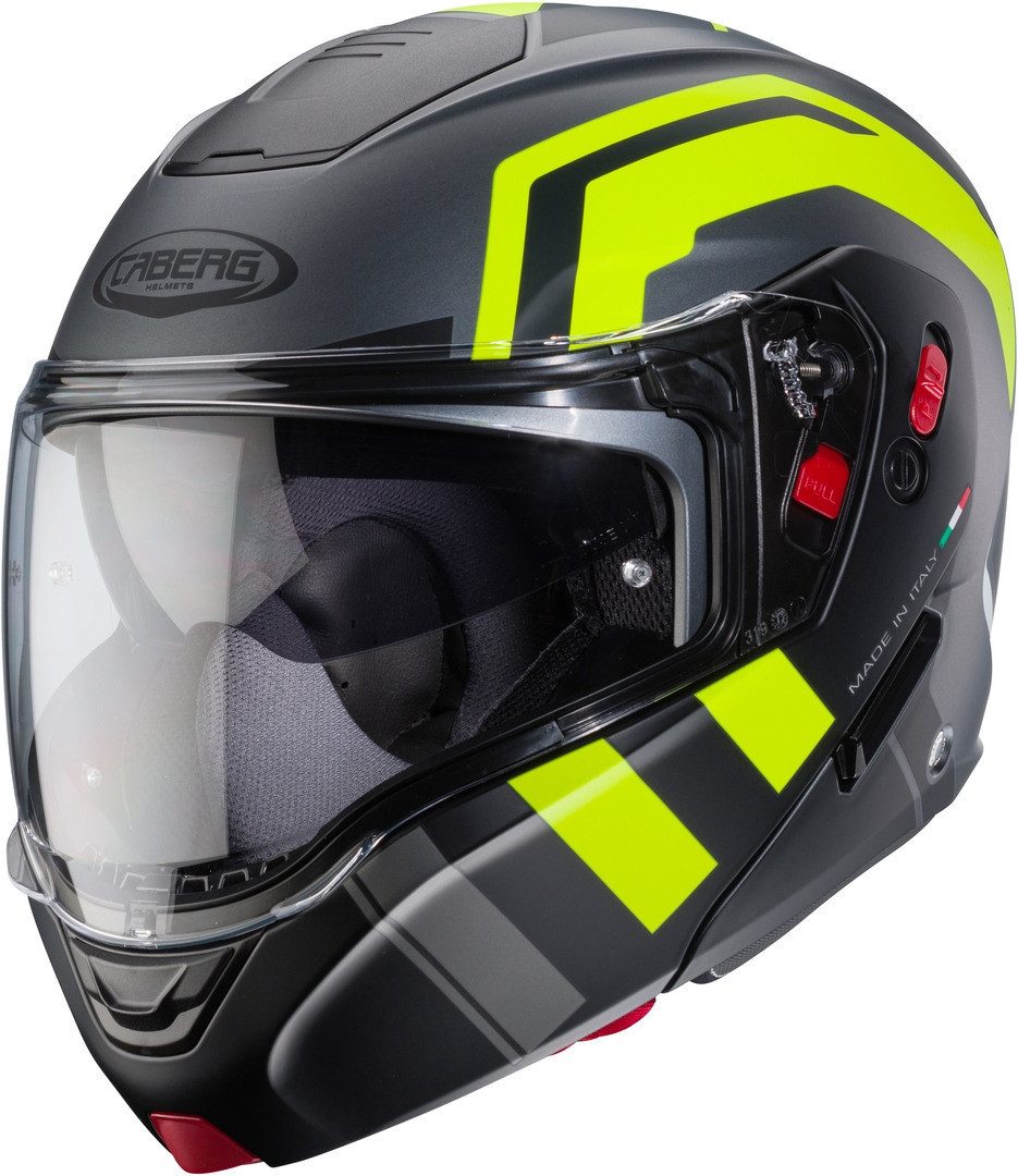 Caberg Motorradhelm Horus X Road Klapphelm, Vorbereitet Für Kommunikationssystem,integriertes Sonnenvisier