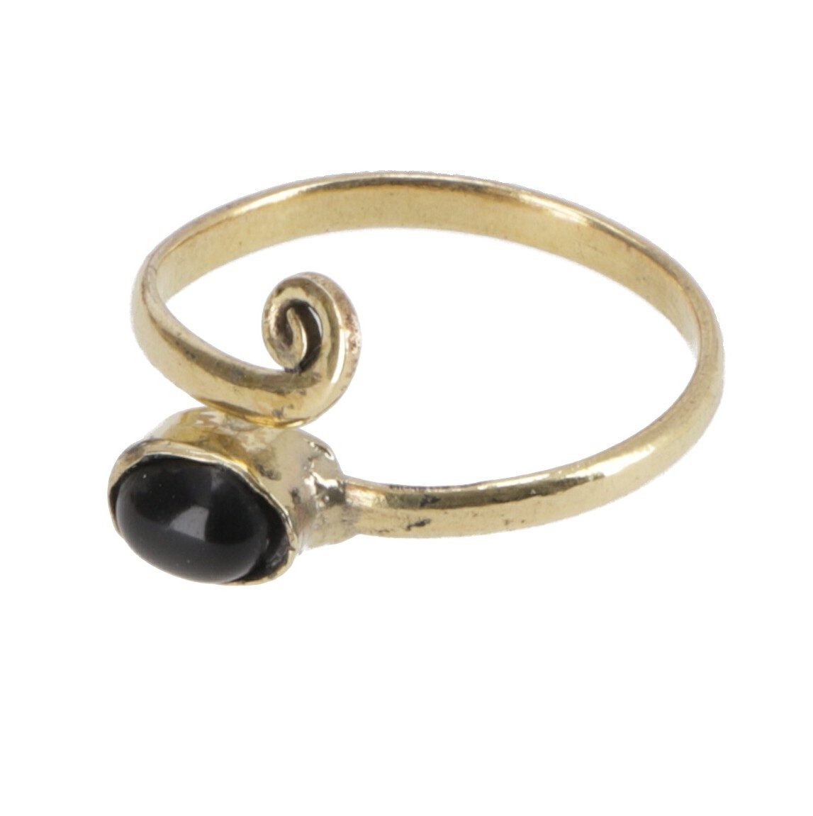 Guru-Shop Zehenring Zehenring aus Messing, Goa Fußschmuck,..