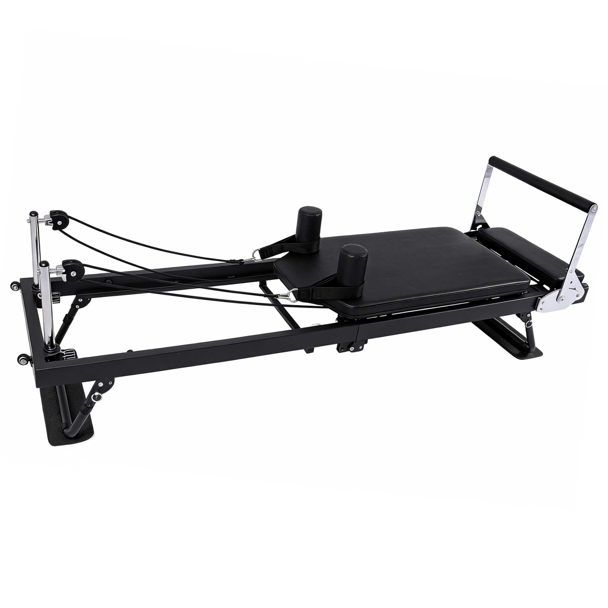 Spetebo Pilates-Reformer Maschine klappbar mit 5 Federn - 190 x 57 cm, (Anzahl, 1-tlg., Stück), belastbar bis 125 kg