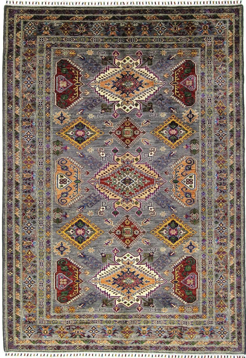 Super Orientteppich, 5 Kazak mm Nain rechteckig, Orientteppich 184x267 Handgeknüpfter Höhe: Trading,