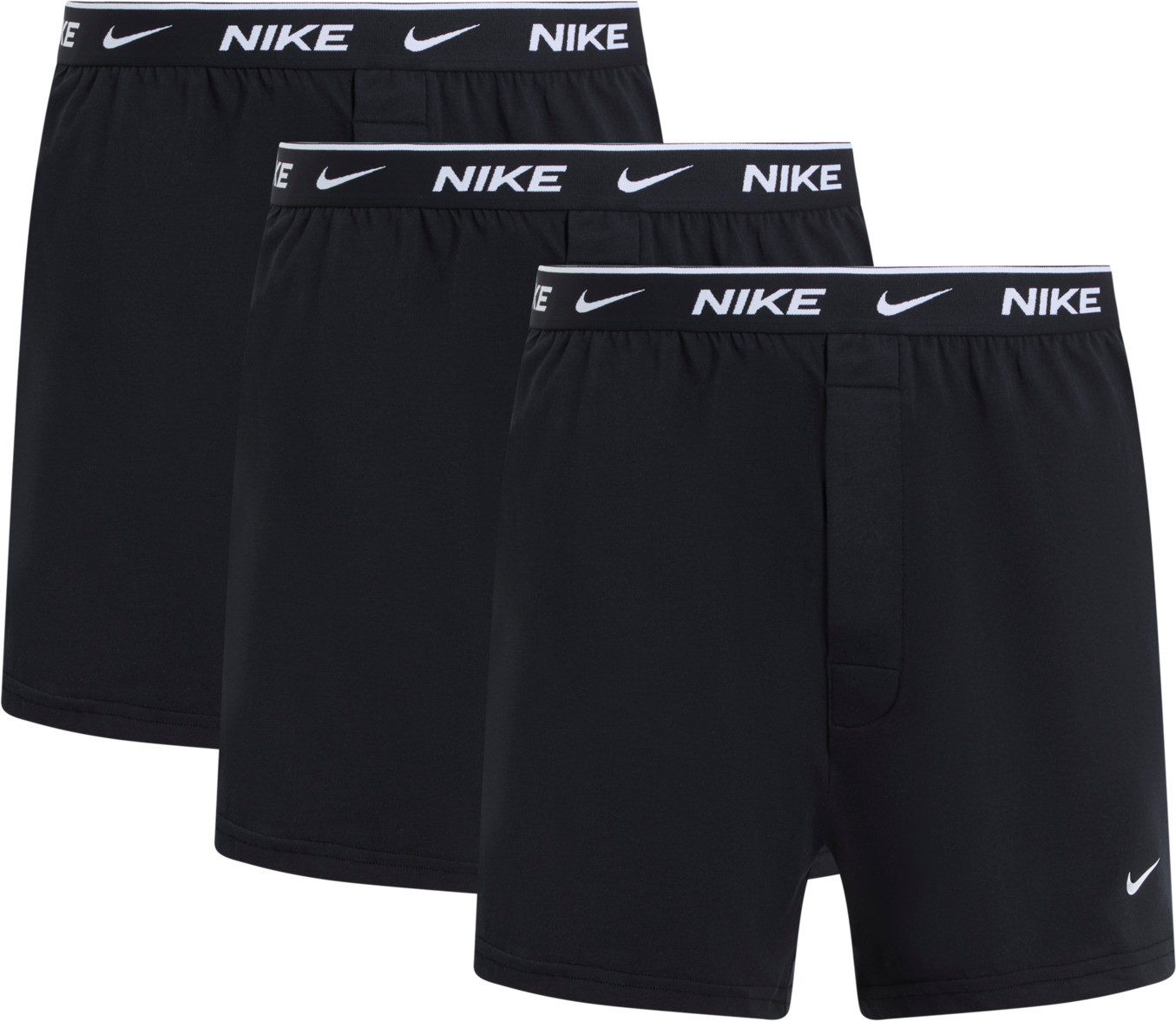 Nike Underwear Webboxer BOXER 3PK (Packung, 3-St., 3er) mit Logo-Elastikbund
