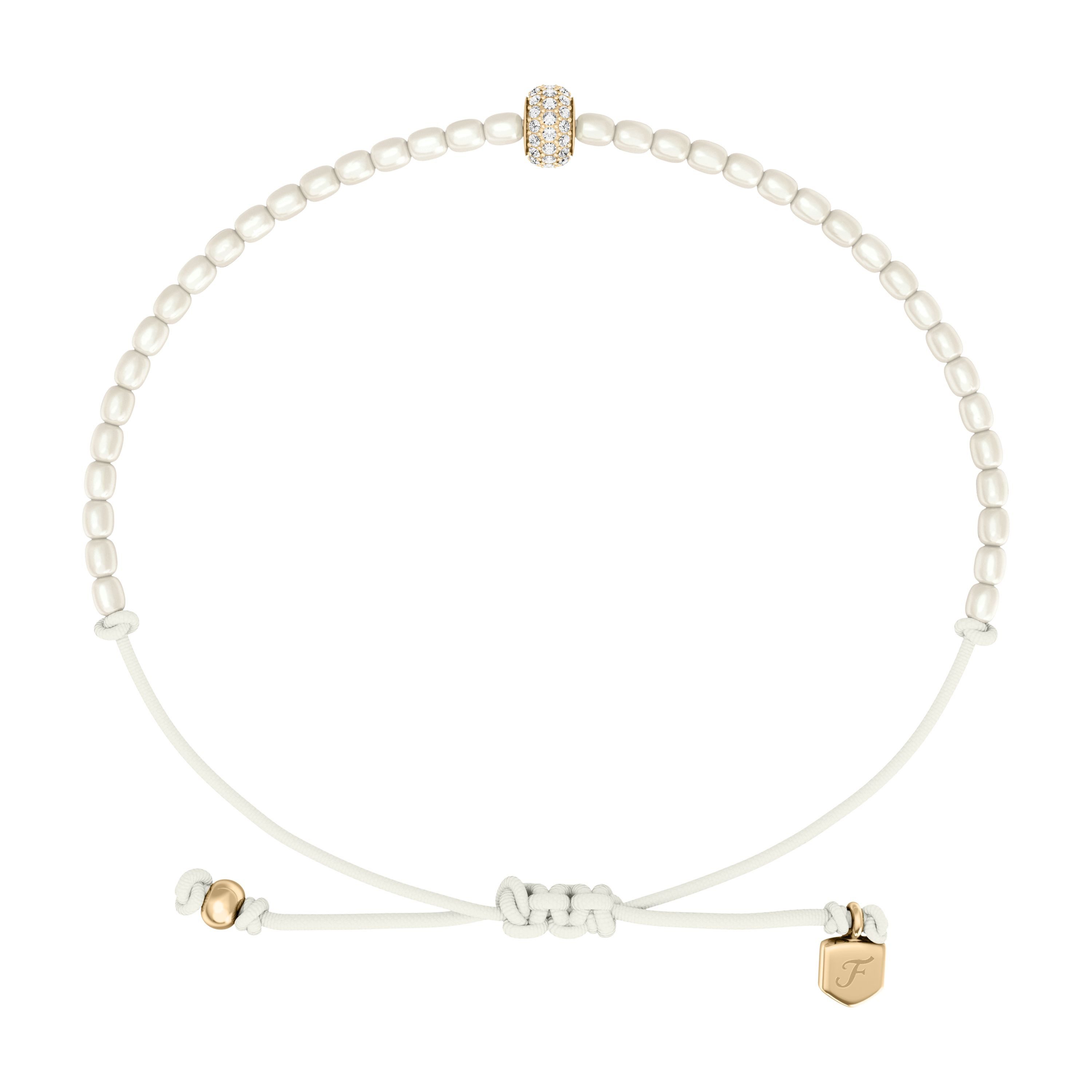 Fossil Armband Sutton - Rondell, mit Glasstein - mit Acryl