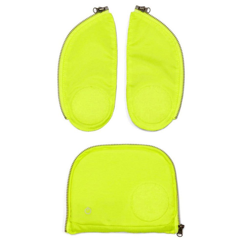 ergobag Ранцы Zubehör Pack/Cubo/Cubo Light - Seitentaschen Zip-Set 3tlg. (gelb)