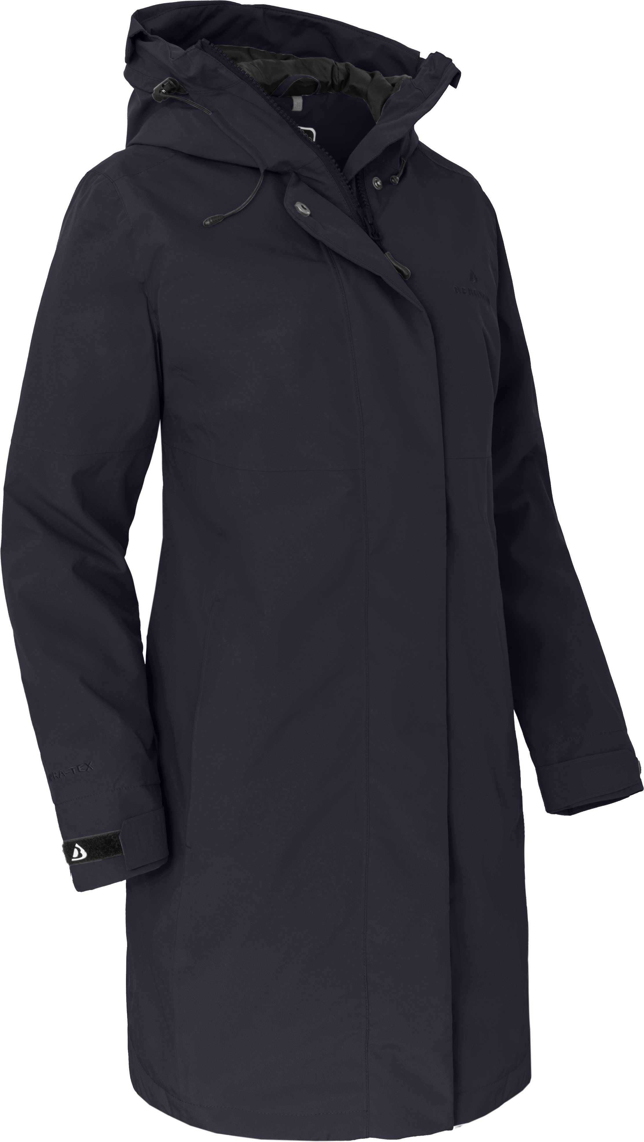 Bergson Regenjacke VERLA Thermo Damen Regenmantel, leicht wattiert