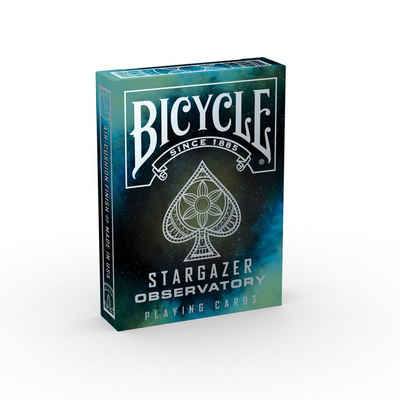 Cartamundi Spiel, Kartenspiel Bicycle Kartendeck Stargazer Observatory, mit einzigartigem Air-Cushion®-Finish