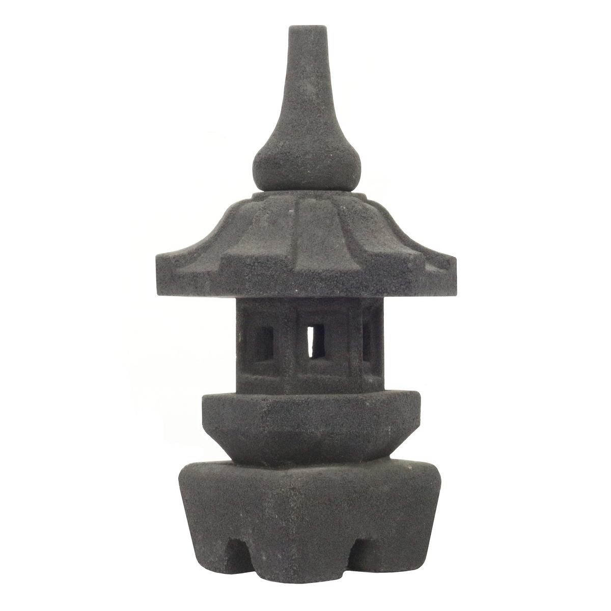 Oriental Galerie Dekofigur Garten Pagode Skulptur bestehend aus 4 Teilen 38 cm (1 St)
