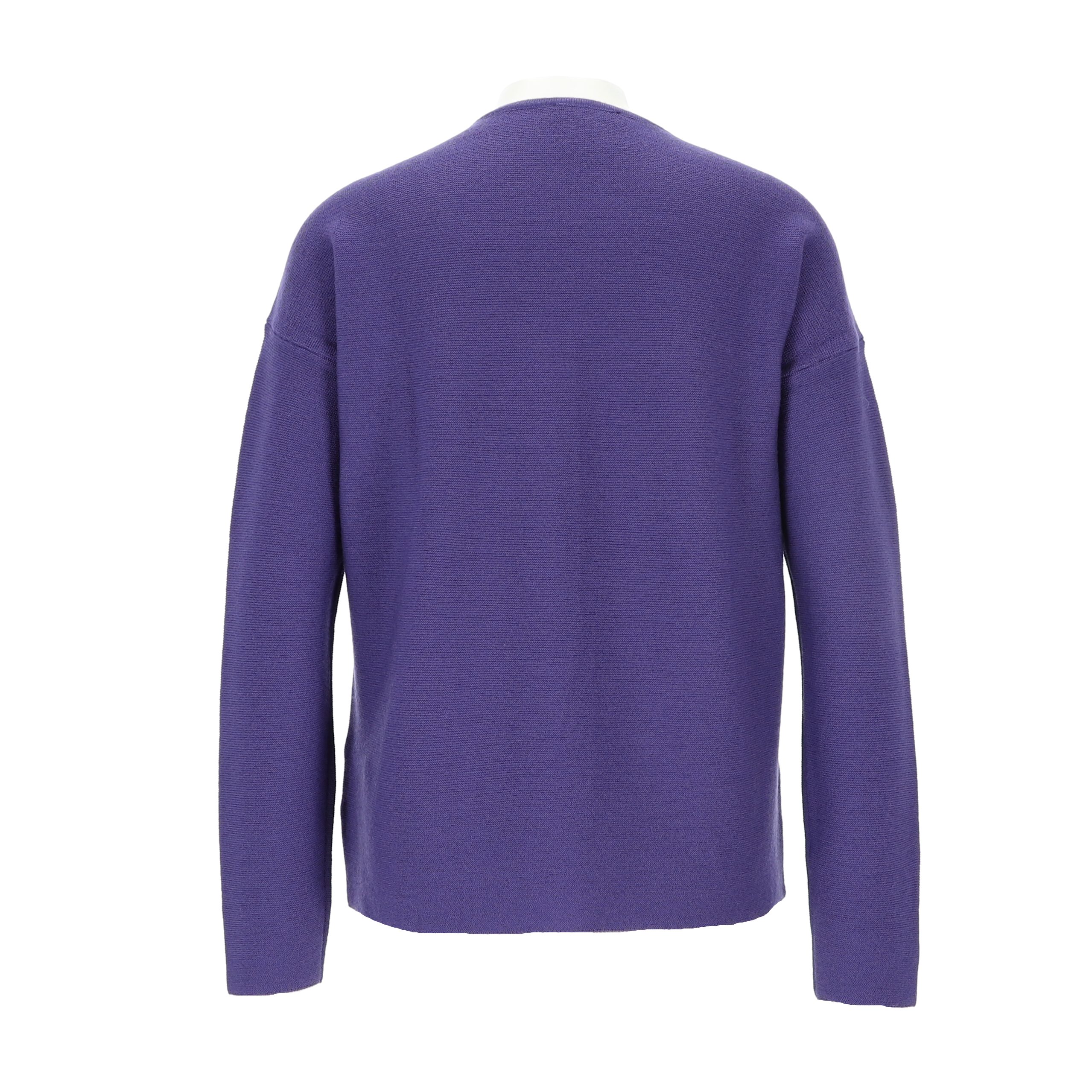 halsüberkopf Accessoires Strickpullover Feinstrick mit Rundhals aus Merinowolle