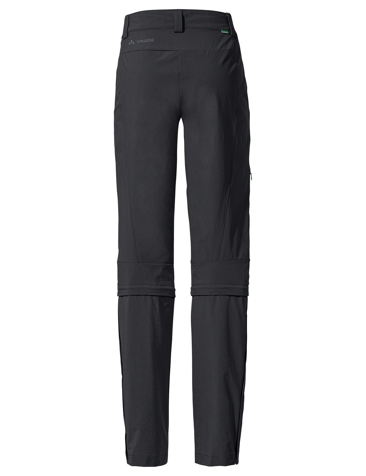 Farley (1-tlg) Stretch III Capri Women's T-Zip Knopf Grüner Pants black Funktionshose VAUDE