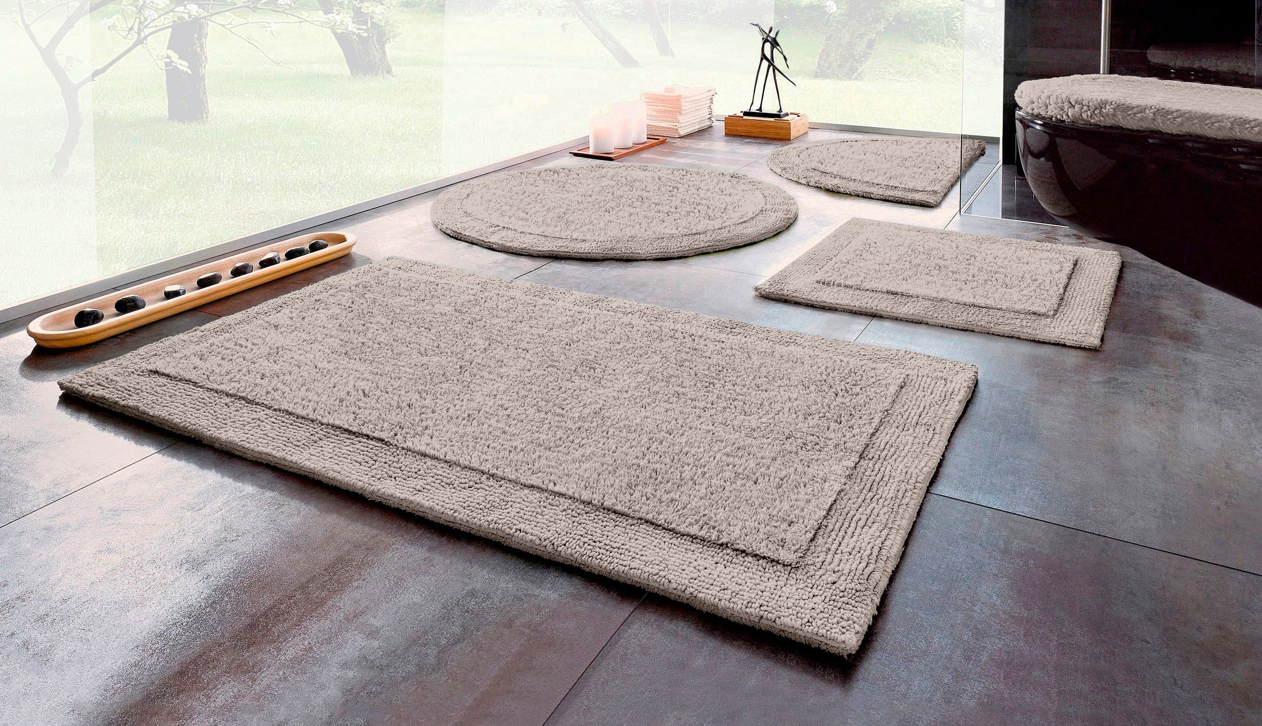 my home Badematte Kapra, Badvorleger, Badezimmer günstig online kaufen