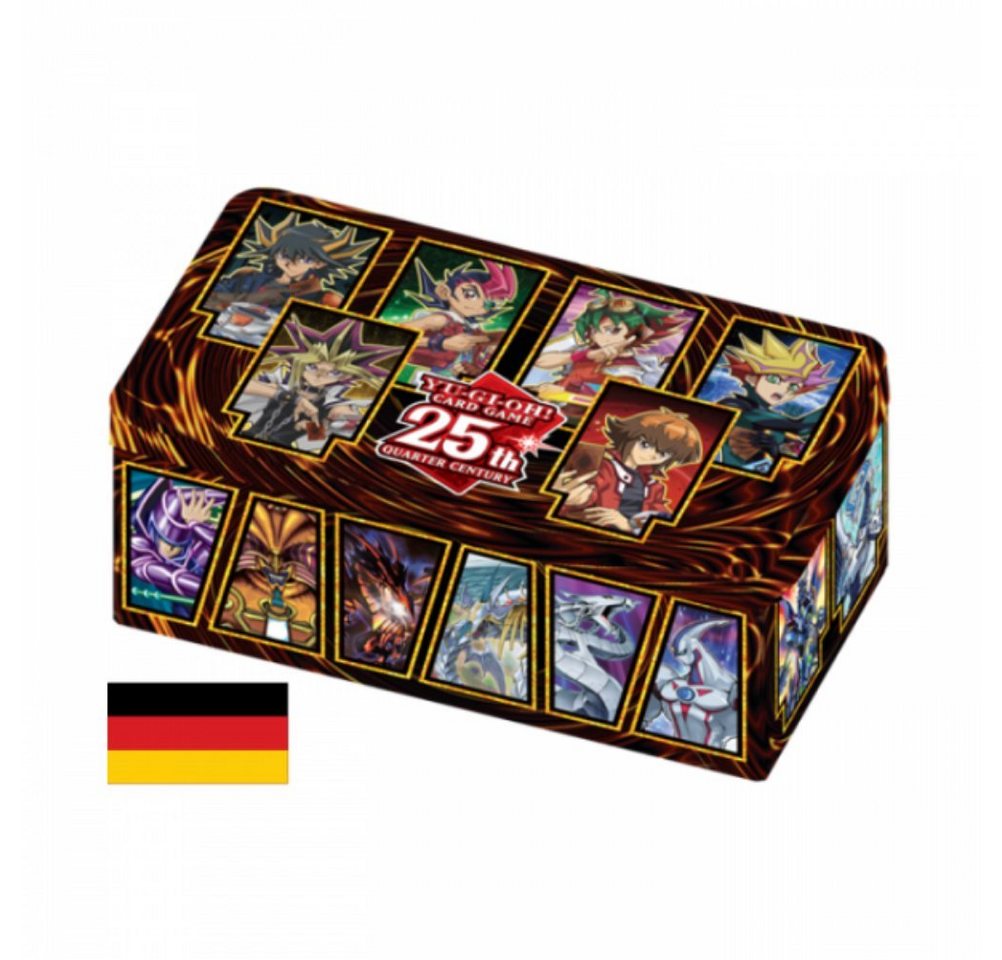 Konami Spiel Yu-Gi-Oh! Mega Tin Box 2023: 25th Anniversary Tin: Dueling Heroes 1. A