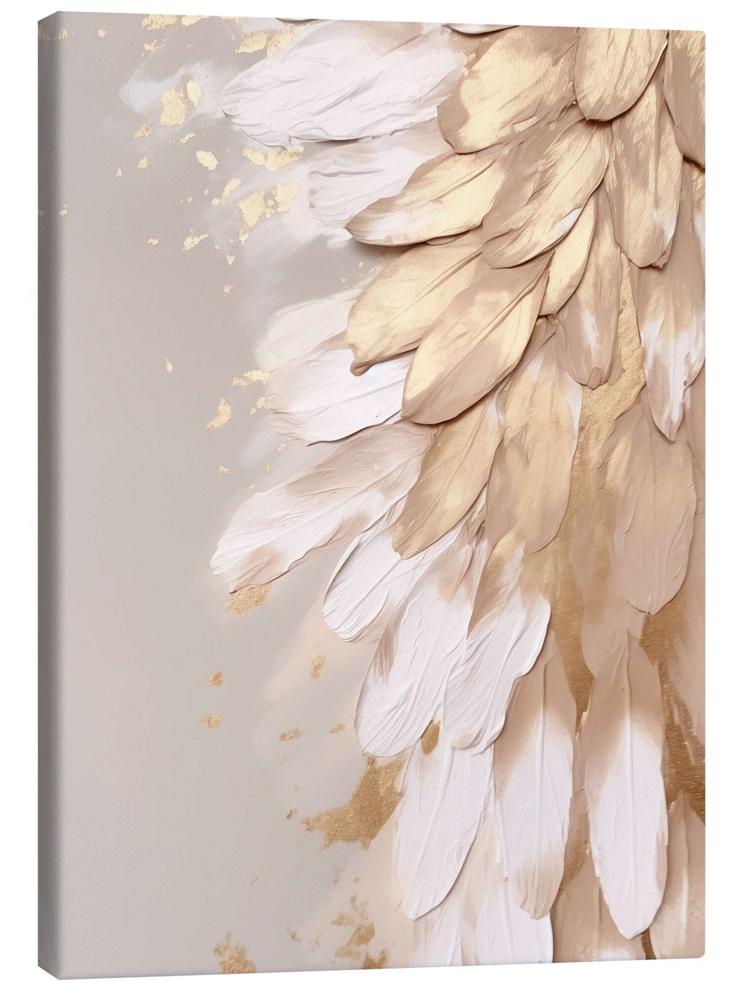 Posterlounge Leinwandbild Bella Eve, Halo Feathers günstig online kaufen