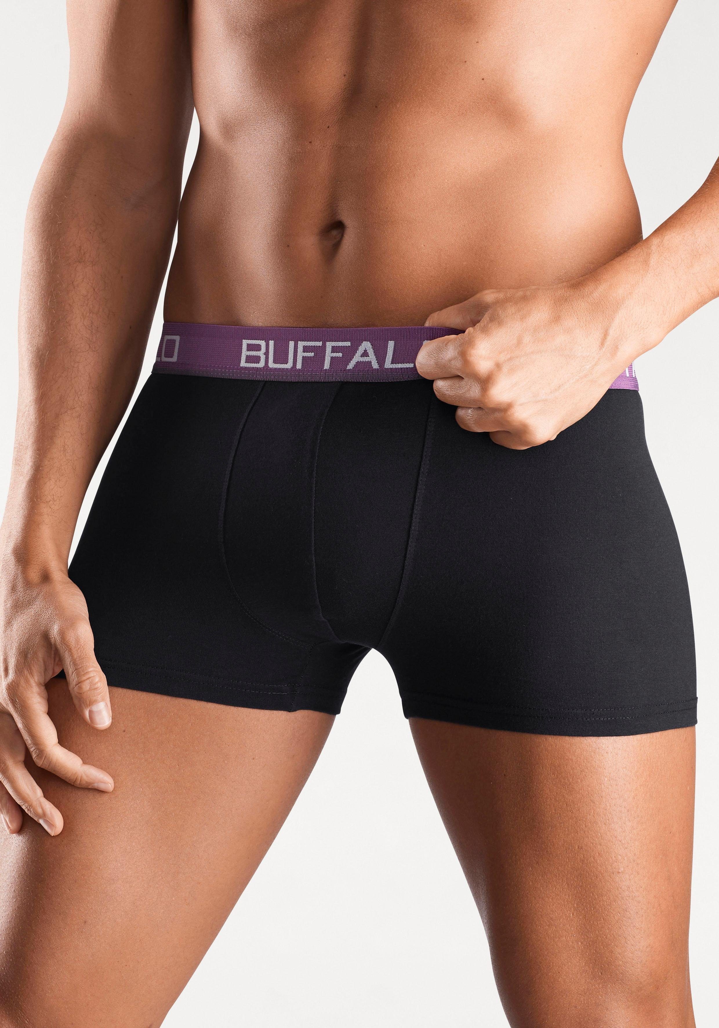 Buffalo Boxer Boxershorts für Herren (Packung, 4-St) aus Baumwoll-Mix