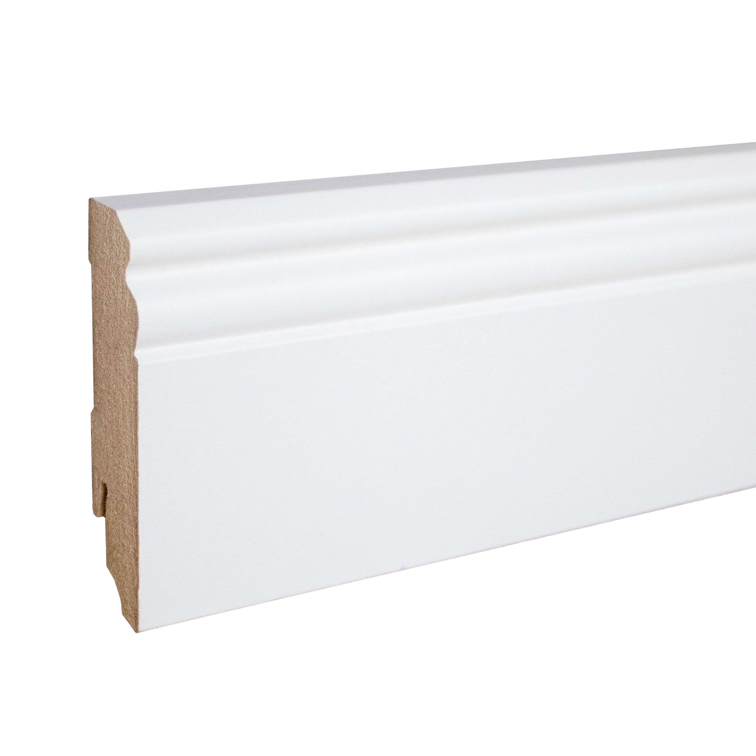 PROVISTON Sockelleisten-Endkappe 19 x 80 x mm Endkappen und Ecken Kunststoff Weiß by PROVISTON