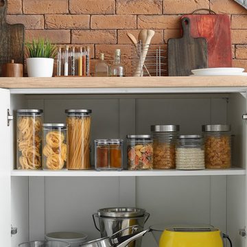 relaxdays Küchenorganizer-Set 2 x Kühlschrank Organizer schmal