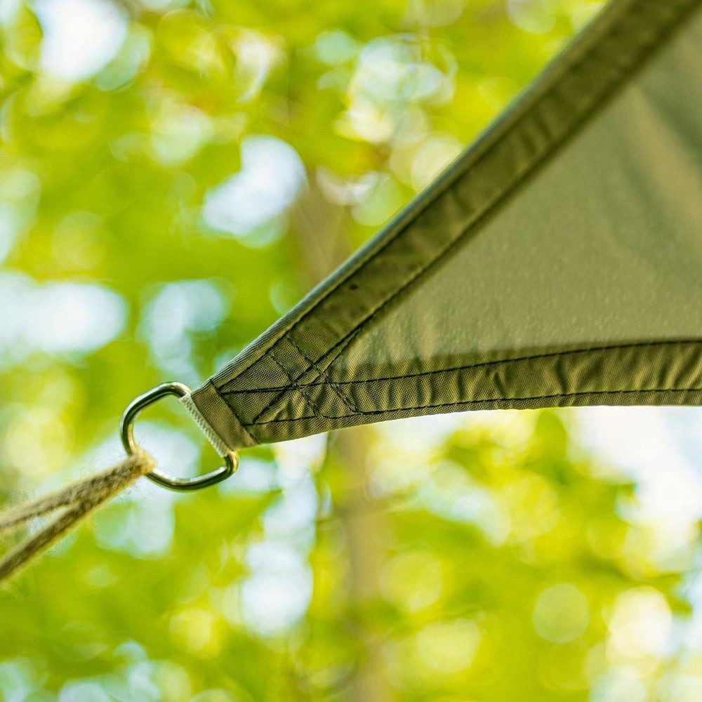Lumaland sun sail (1-piece), shade provider with UV protection including fastening ropes