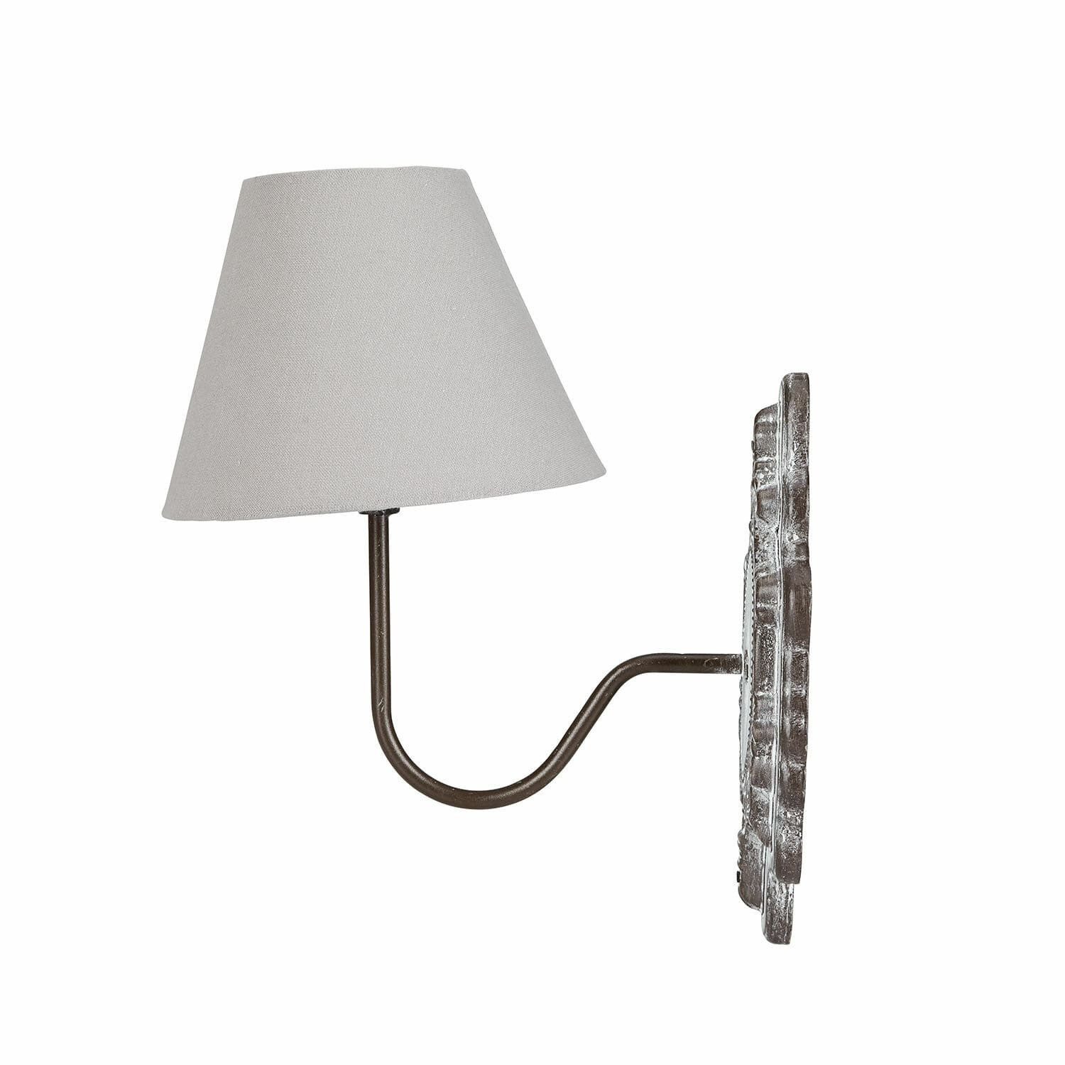 Mirabeau Wandleuchte Wandlampe Abondant antikgrau – Bild 2 von 5