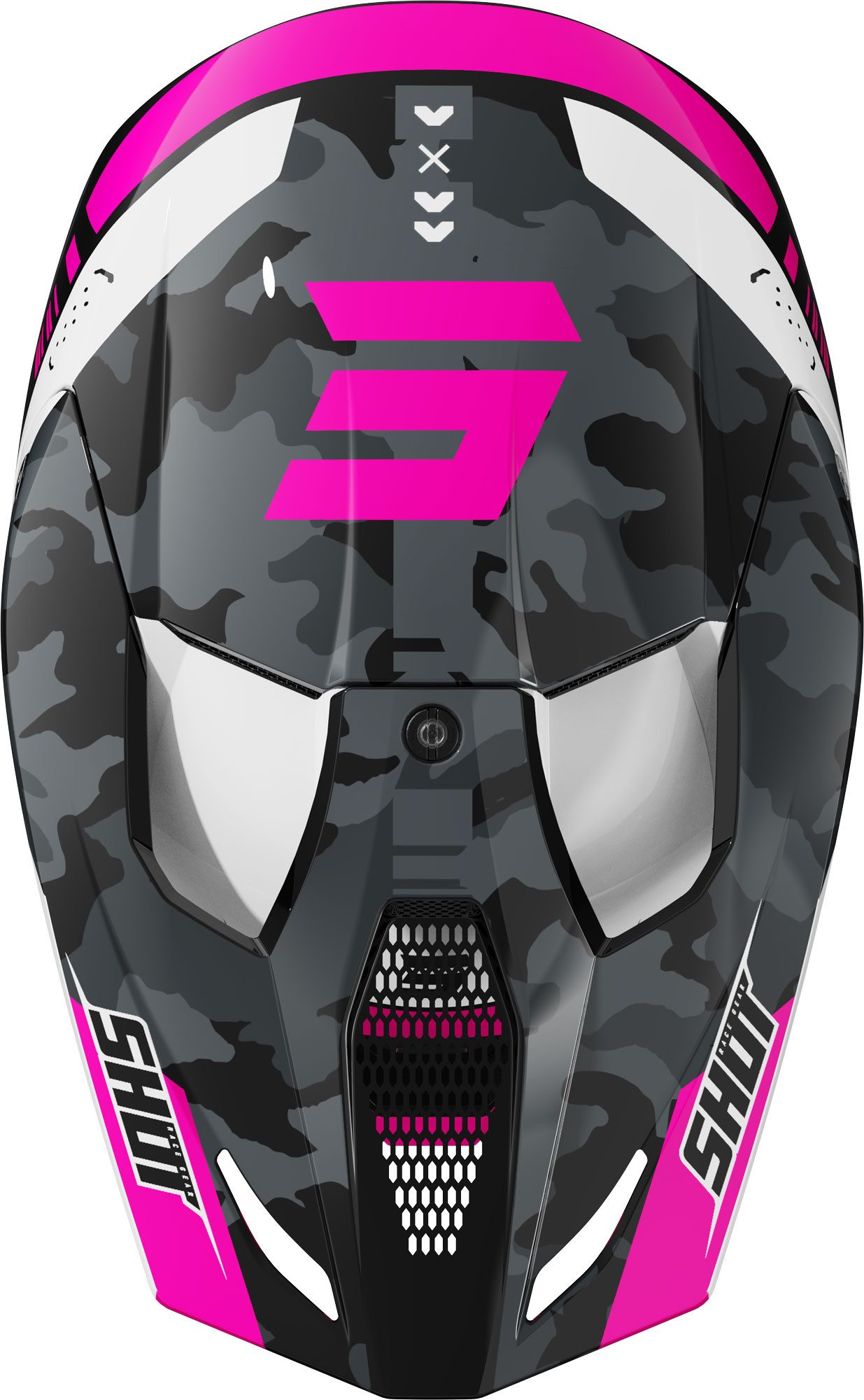 Shot Motocrosshelm Furious Flash Mips Motocross Helm, Belüftet