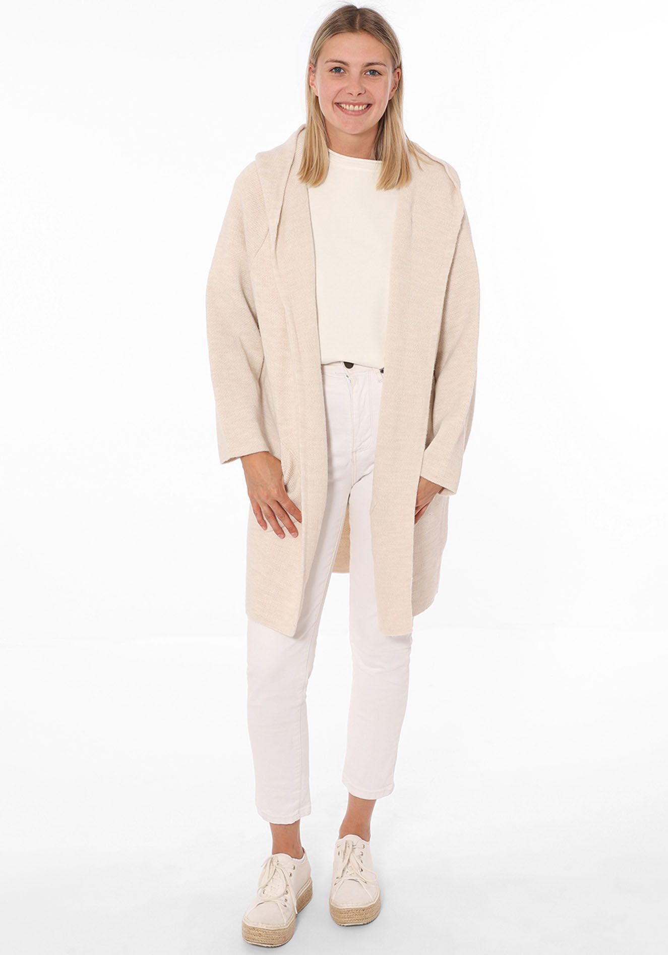 Zwillingsherz Strickjacke Langarm, bequem, Taschen, One günstig online kaufen