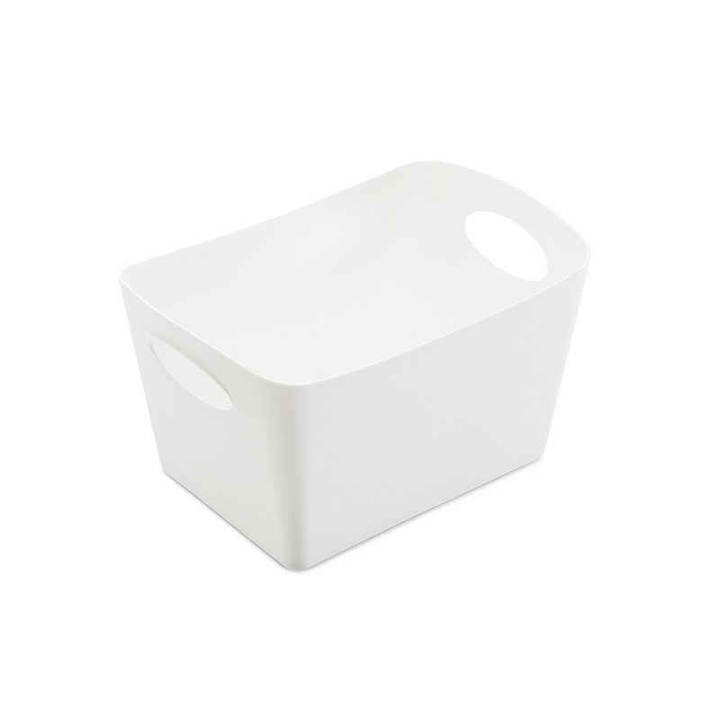 KOZIOL Aufbewahrungskorb Aufbewahrungsbox 1 Liter BOXXX S (Stück, 1 St., 1 Aufbewahrungsbox), Utensilo Regalkorb Kunststoff