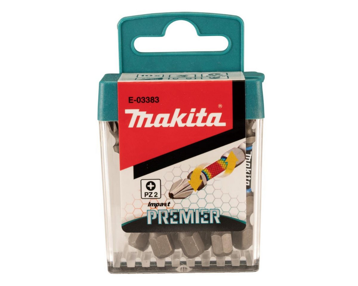Thumbnail - Makita Akku-Multifunktionswerkzeug Makita Impact Premier Bits PZ2 50 mm PZ2 • 50 mm • 1/4" • 10 Stk., Produkt, Makita, M...