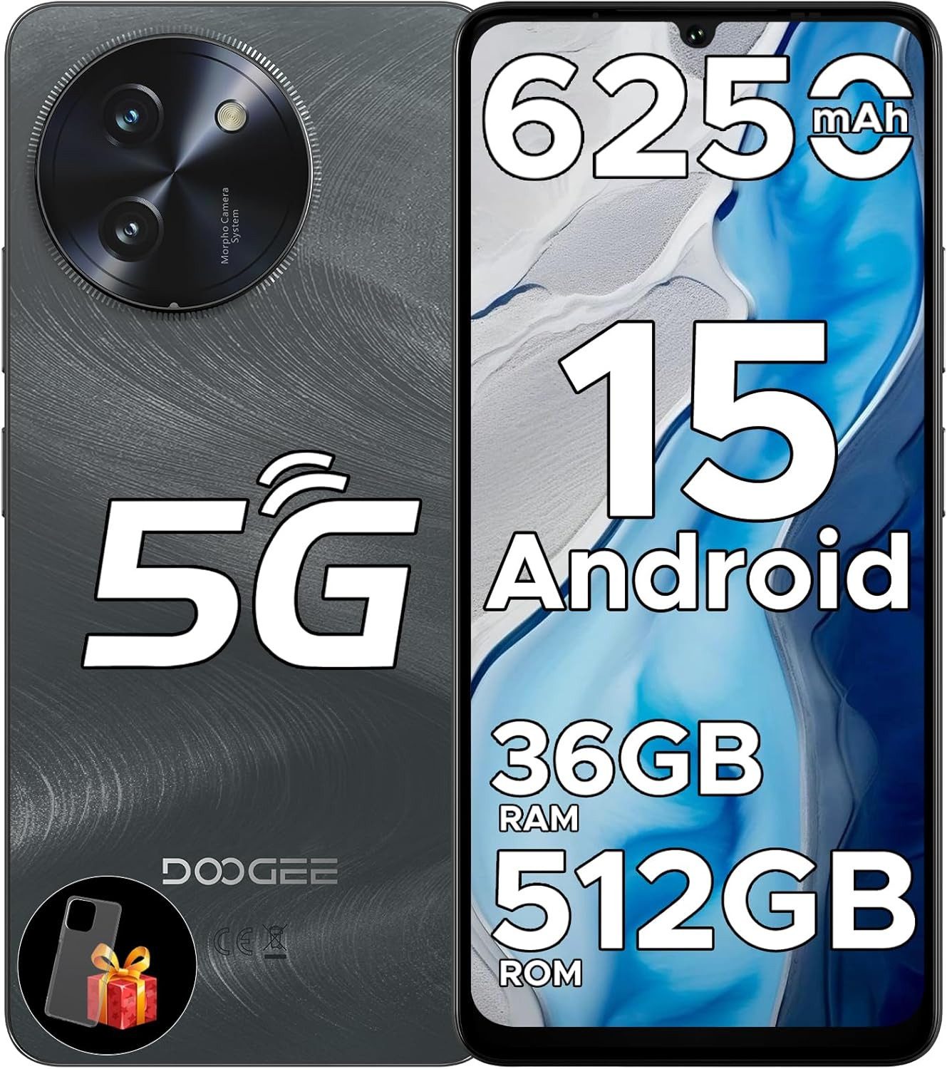 NOTE 59 PRO+ 5G Android 15 512GB ROM+36GB RAM Smartphone