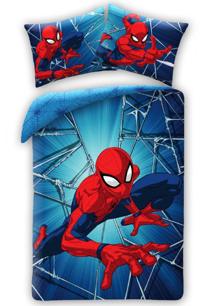 Spiderman Kinderbettwäsche Spiderman Dynamic Kinderbettwäsche 100×140 cm, 4 günstig online kaufen