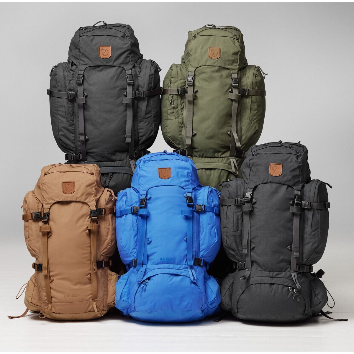 Fjällräven Trekkingrucksack Kajka 85, Rucksack für lange Touren, 85 Liter, anpassbar, langlebig, aus
