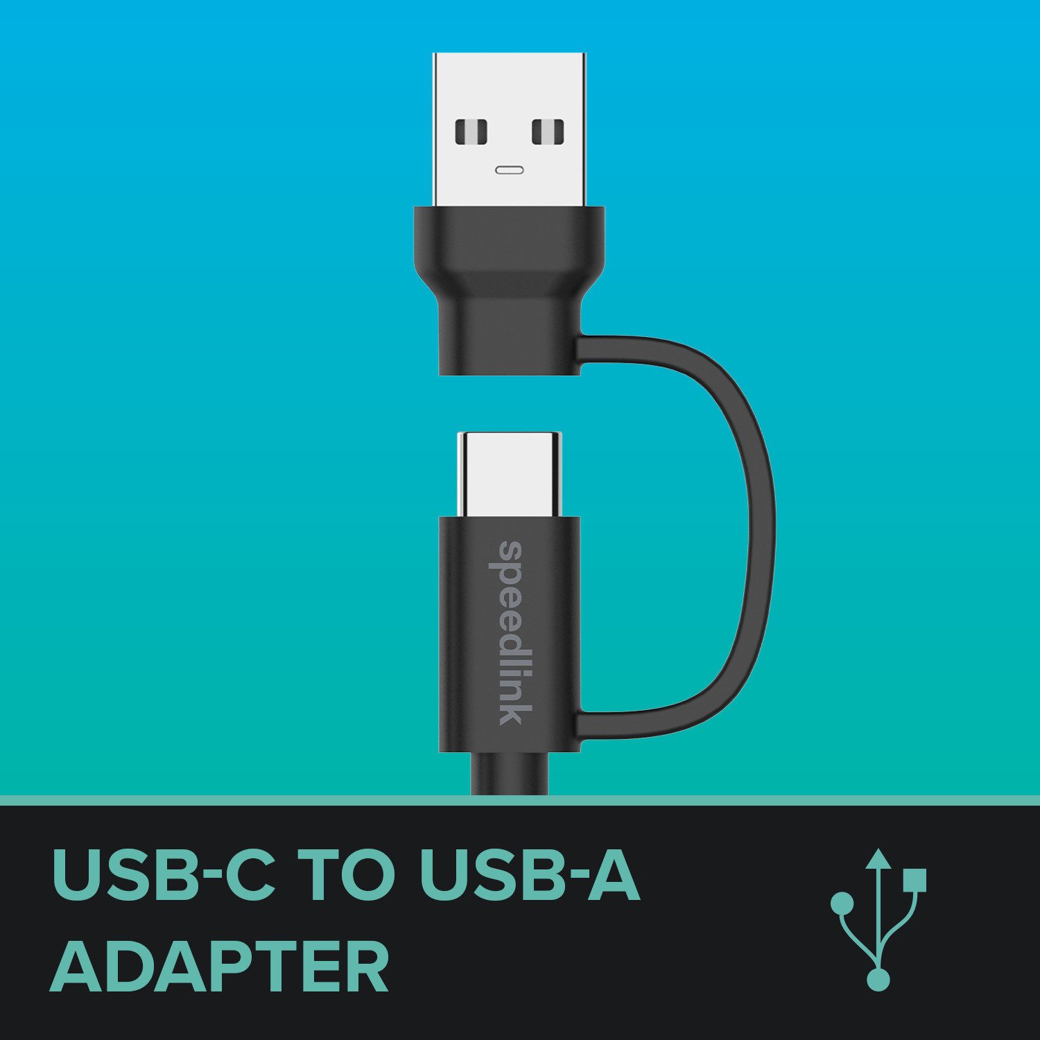 Speedlink STREAM Play & Charge USB-C/A auf USB-C Kabel Set (2x 3 m), schwarz Gaming-Controllerkabel, für PS5/Xbox Series X/S/Switch 2/Switch/OLED/Lite