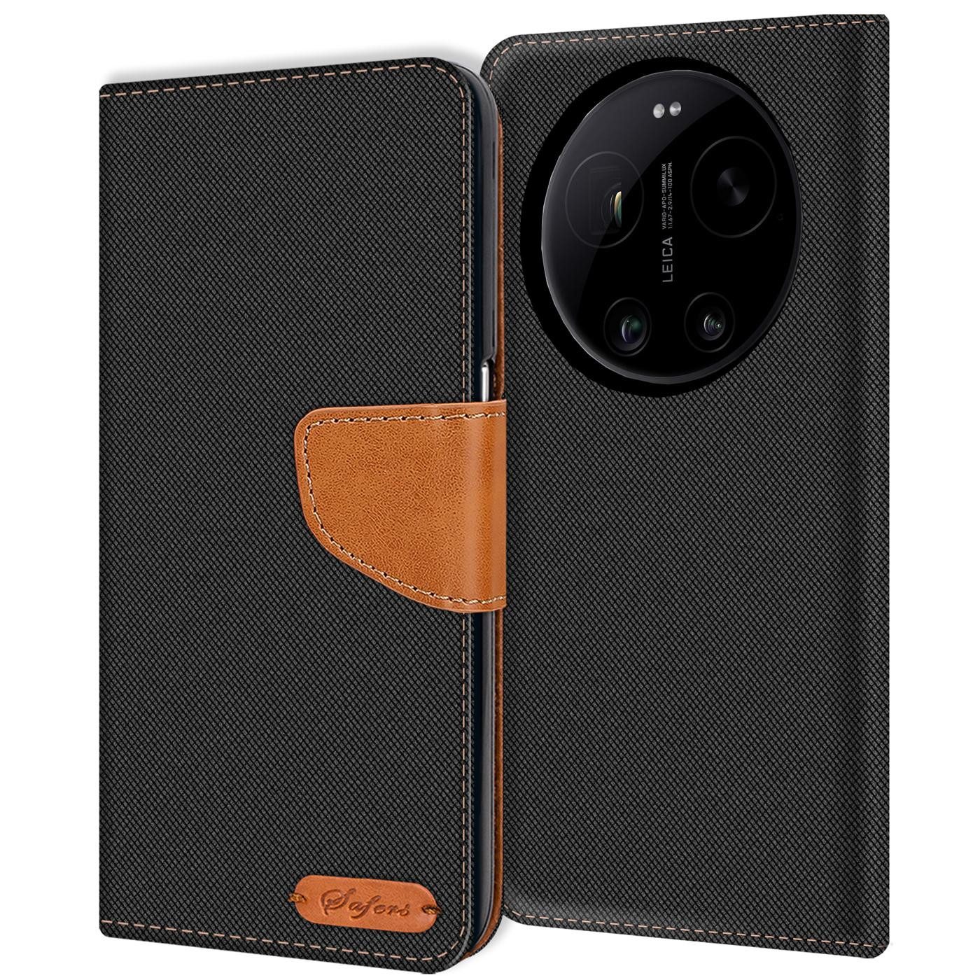 CoolGadget Handyhülle Denim Schutzhülle Flip Case für Xiaomi 17 Ultra 6,9 Zoll, Book Cover Handy Tasche Hülle für Xiaomi 17 Ultra Klapphülle