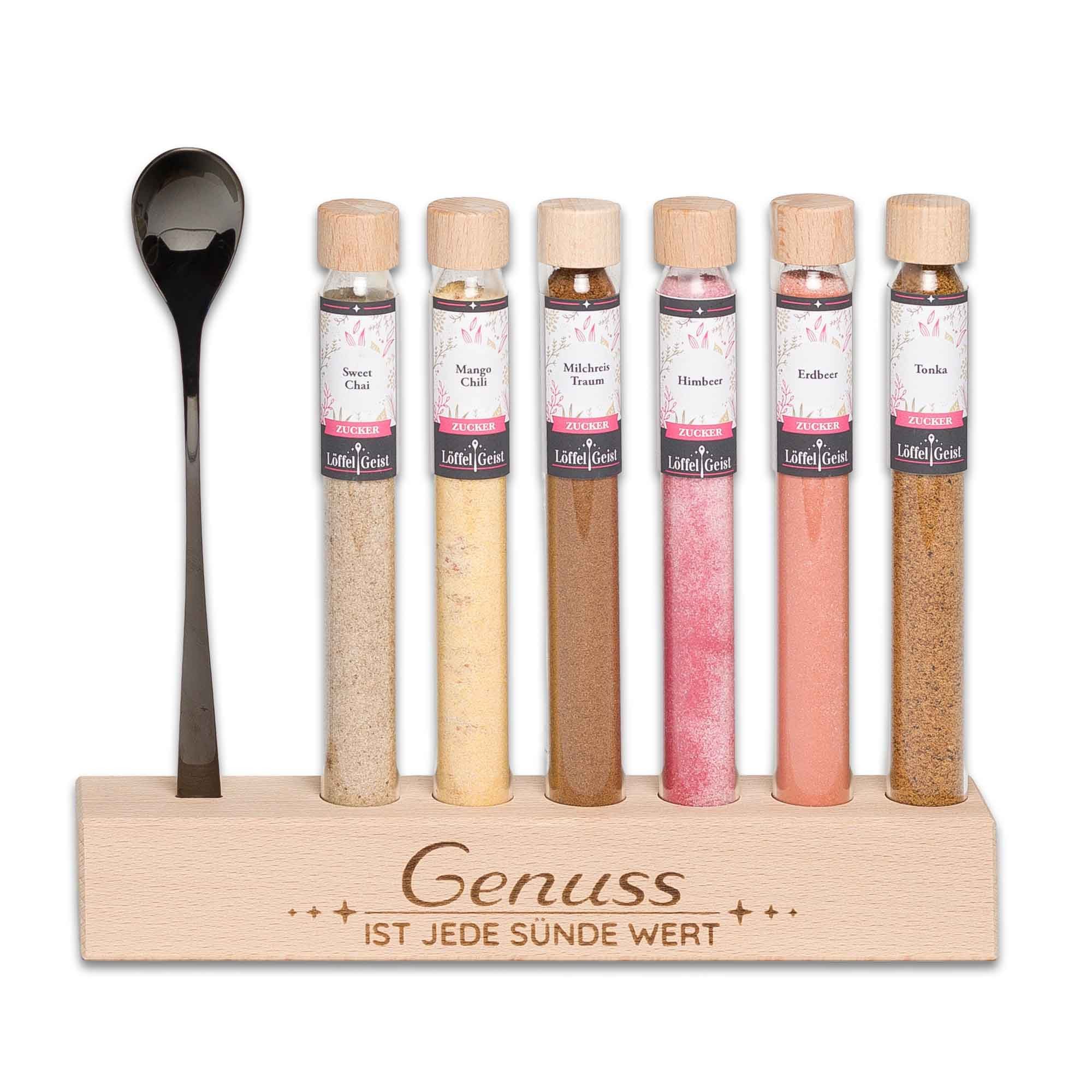 Löffelgeist Lebensmittel-Geschenkset Genuss ist jede Sünde wert